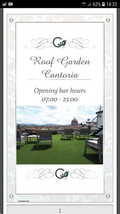 ***  Hotel Cantoria Firenze Olaszország